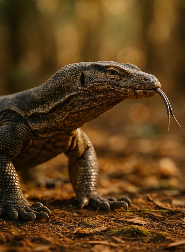 Lagarto Monitor Asiático