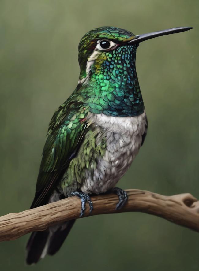 Colibrí de Ala de Sable