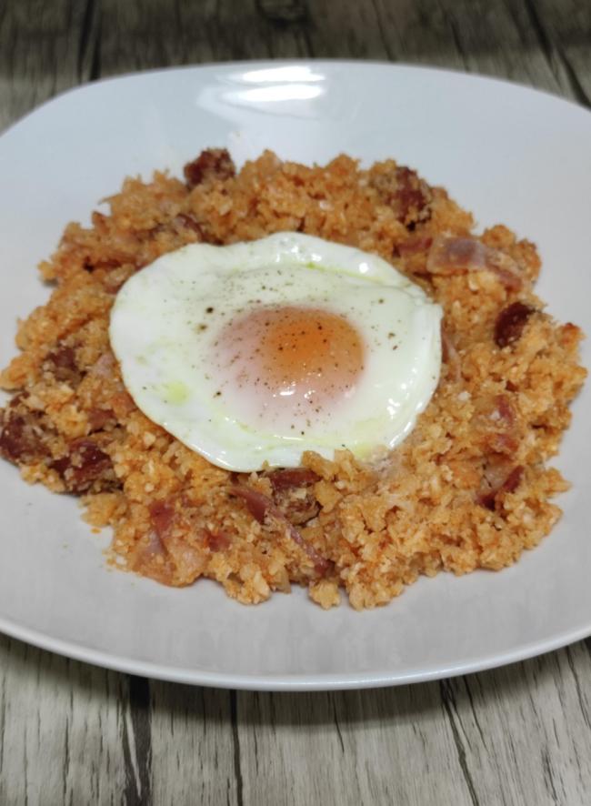 Migas de coliflor