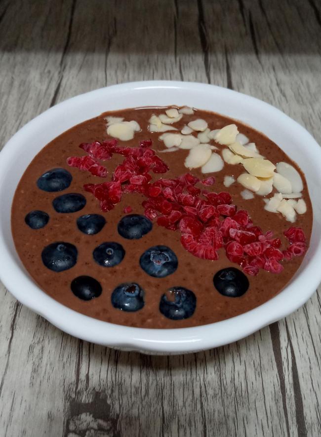 Gachas keto de chocolate
