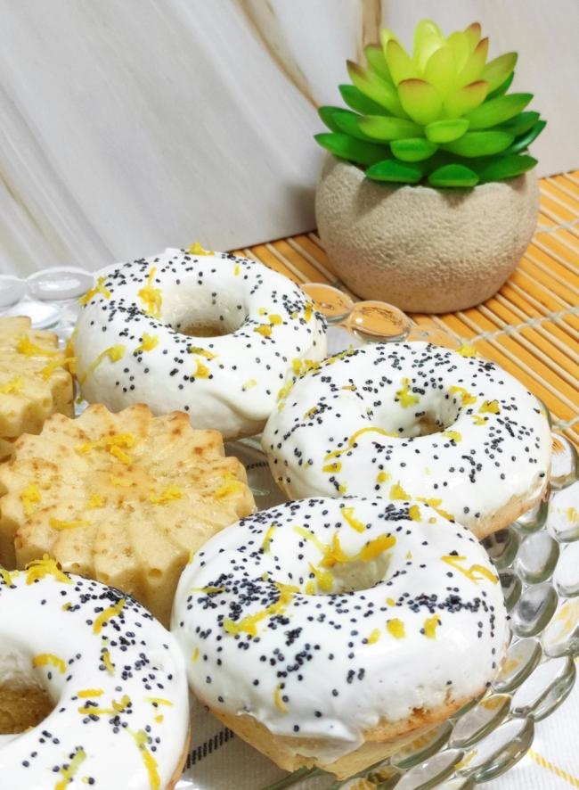 Donuts de yogur y limón