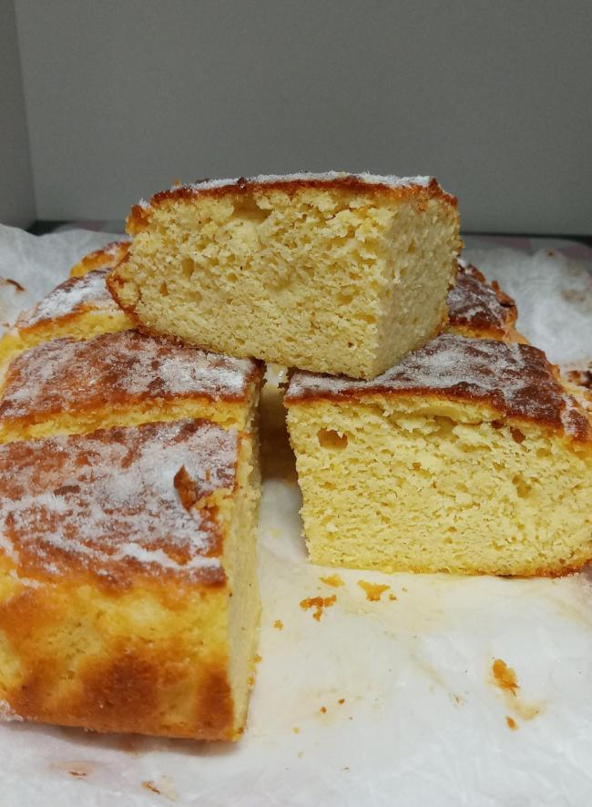 Bizcocho tipo sobao pasiego