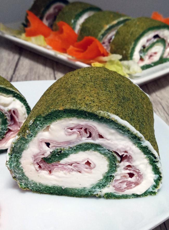 Rollo de espinacas