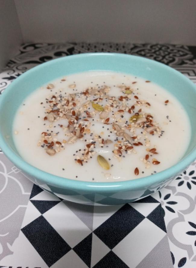 Crema de coliflor y coco