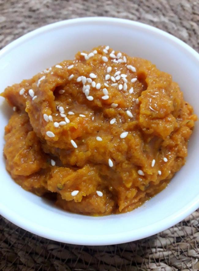 Paté de zanahoria y calabaza