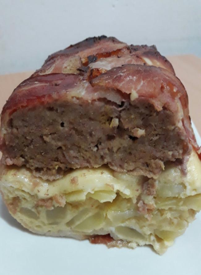 Pastel de carne y tortilla